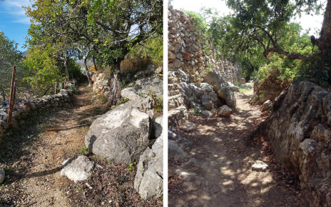 Desde tu puerta puedes andar por este camino